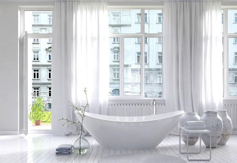 Consejos para elegir cortinas para ventanas de baño